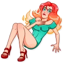 😨-Hottie, Telegram Sticker