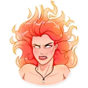 😡-Hottie, Telegram Sticker