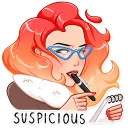 🧐-Hottie, Telegram Sticker