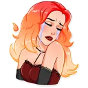 😔-Hottie, Telegram Sticker