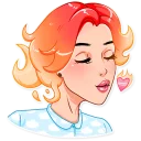 😘-Hottie, Telegram Sticker