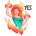👍-Hottie, Telegram Sticker