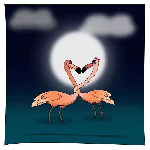 Flix the Flamingo by Sheida, telegram sticker