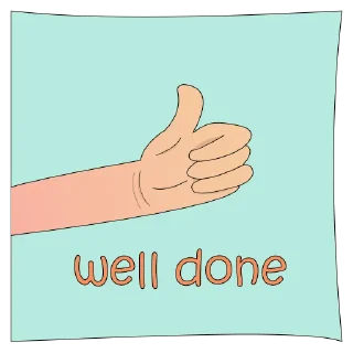 👍-Flix the Flamingo by Sheida, Telegram Sticker