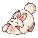 🙈-Fluffy rabbit, Telegram Sticker