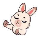 🙅‍♂️-Fluffy rabbit, Telegram Sticker
