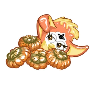🎃-Fluffy Friend Furby, Telegram Sticker