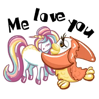 🦄-Fluffy Friend Furby, Telegram Sticker