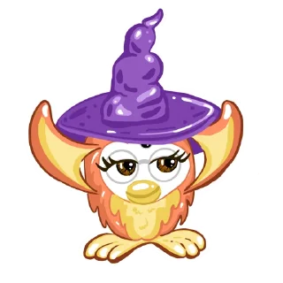 🧙‍♀️-Fluffy Friend Furby, Telegram Sticker