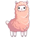 😊-Lamalicious, Telegram Sticker