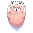 🙌-Lamalicious, Telegram Sticker