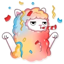 🎉-Lamalicious, Telegram Sticker