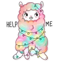 😬-Lamalicious, Telegram Sticker