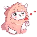😘-Lamalicious, Telegram Sticker