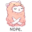 🙅-Lamalicious, Telegram Sticker