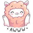 ☺️-Lamalicious, Telegram Sticker