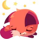 😴-Foksi, Telegram Sticker