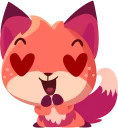 😍-Foksi, Telegram Sticker