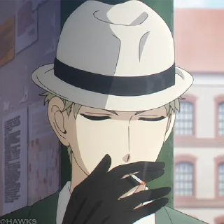 🎩-Loid Forger (@TodorokiShouto), Telegram Sticker