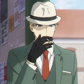 🎩-Loid Forger (@TodorokiShouto), Telegram Sticker