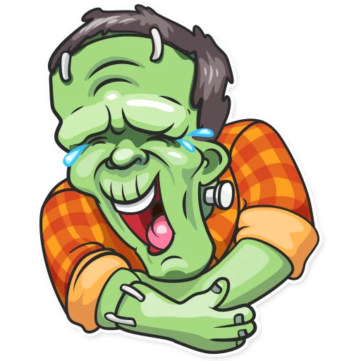 Frankenstein, telegram sticker