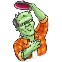 👋-Frankenstein, Telegram Sticker