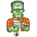 🙀-Frankenstein, Telegram Sticker