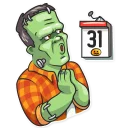 📆-Frankenstein, Telegram Sticker