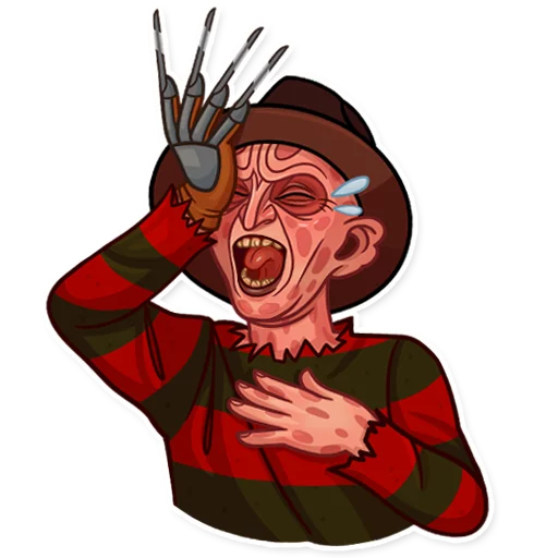 Freddy Krueger, telegram sticker