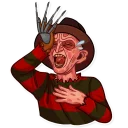 😂-Freddy Krueger, Telegram Sticker