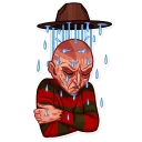☹️-Freddy Krueger, Telegram Sticker