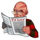 😒-Freddy Krueger, Telegram Sticker