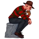🤔-Freddy Krueger, Telegram Sticker