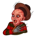 😨-Freddy Krueger, Telegram Sticker