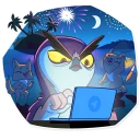 😕-Freelance Owl, Telegram Sticker