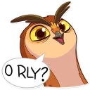 😮-Freelance Owl, Telegram Sticker
