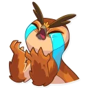 😭-Freelance Owl, Telegram Sticker