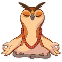 😌-Freelance Owl, Telegram Sticker