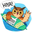 👨-Freelance Owl, Telegram Sticker