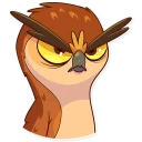 😠-Freelance Owl, Telegram Sticker