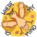 😐-Freelance Owl, Telegram Sticker