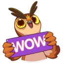 👍-Freelance Owl, Telegram Sticker