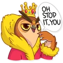☺️-Freelance Owl, Telegram Sticker