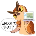 😬-Freelance Owl, Telegram Sticker