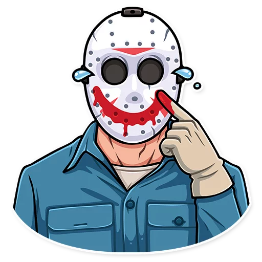 Jason Voorhees, telegram sticker