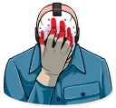 🤦‍♂️-Jason Voorhees, Telegram Sticker
