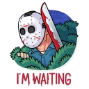 ⏳-Jason Voorhees, Telegram Sticker