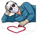 🥰-Jason Voorhees, Telegram Sticker