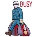 🛍️-Jason Voorhees, Telegram Sticker