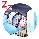 😴-Jason Voorhees, Telegram Sticker